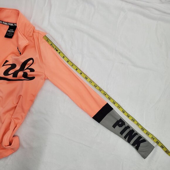 Pink By Victoria's Secret Ultimate Long Sleeve Half-Zip Sweater Women's Size S/P - Picture 9 of 10